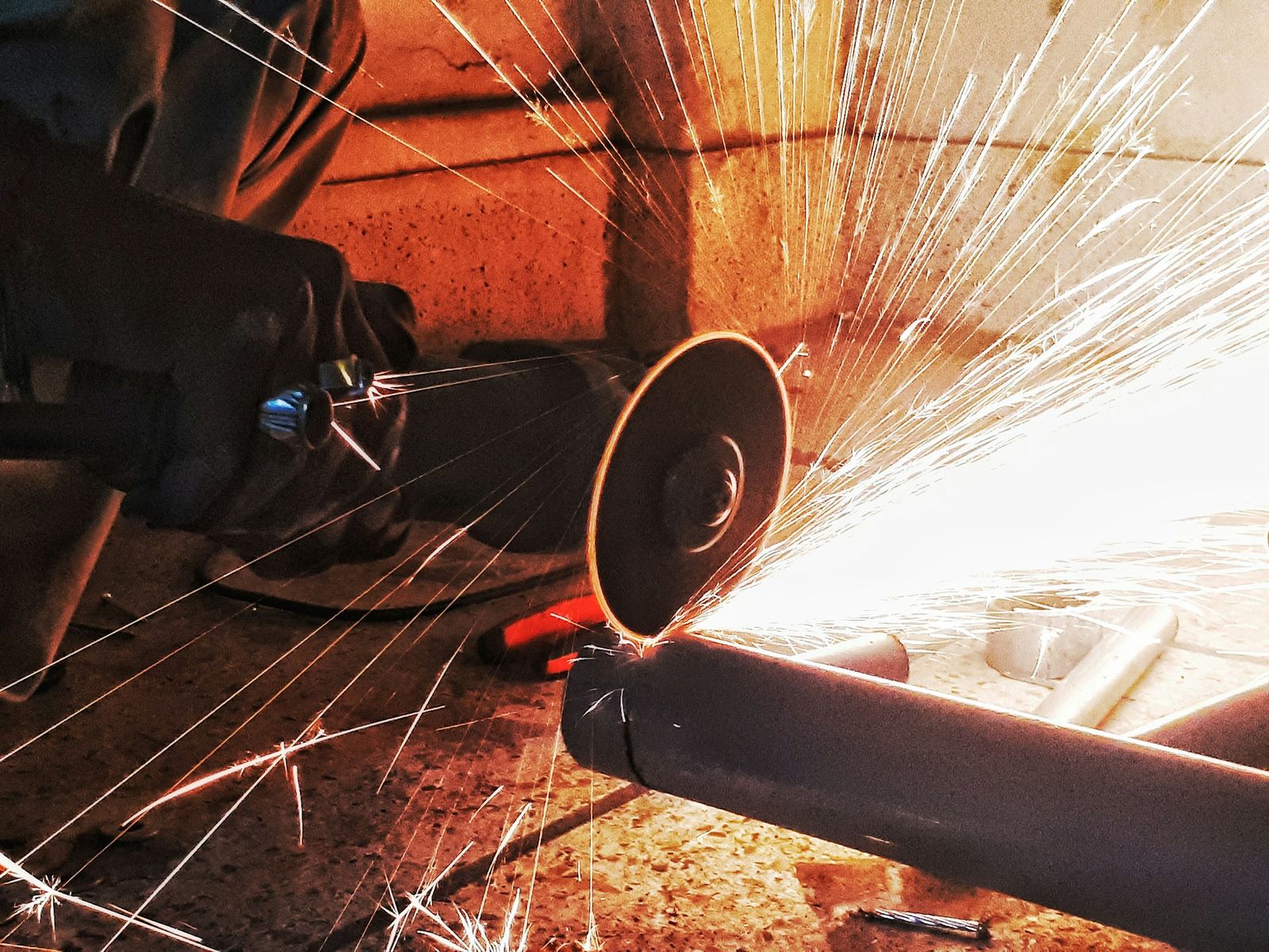 Steel fabrication, part of HPM Materials industrial sourcing